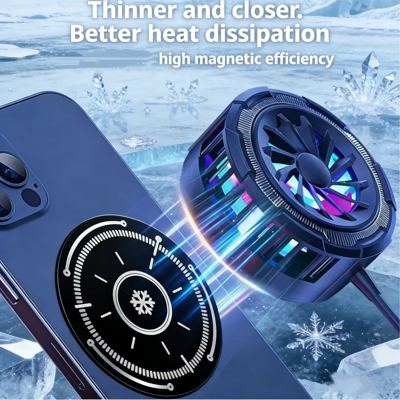 

New 6/9cm Ultra-Thin Magnetic Cooler Conduction Sheet for Phone & Tablet Cooler