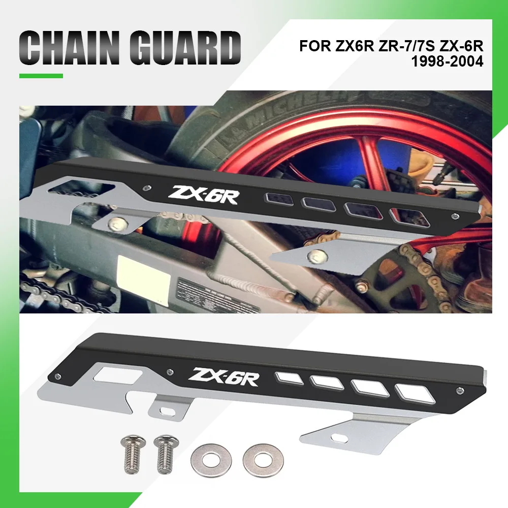 

For Kawasaki ZX6R ZR-7/7S ZX-6R 1998 1999 2000 2001 2002 2003 2004 Chain Protection Chain Cover Motorcycle Chain Guard Protector