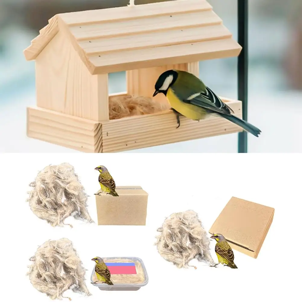 

Bird Bedding Cozy Nesting Dust-Free Bedding Fine Hemp Rope Generous Quantity Jute Fiber Blend Multiple Weight Options