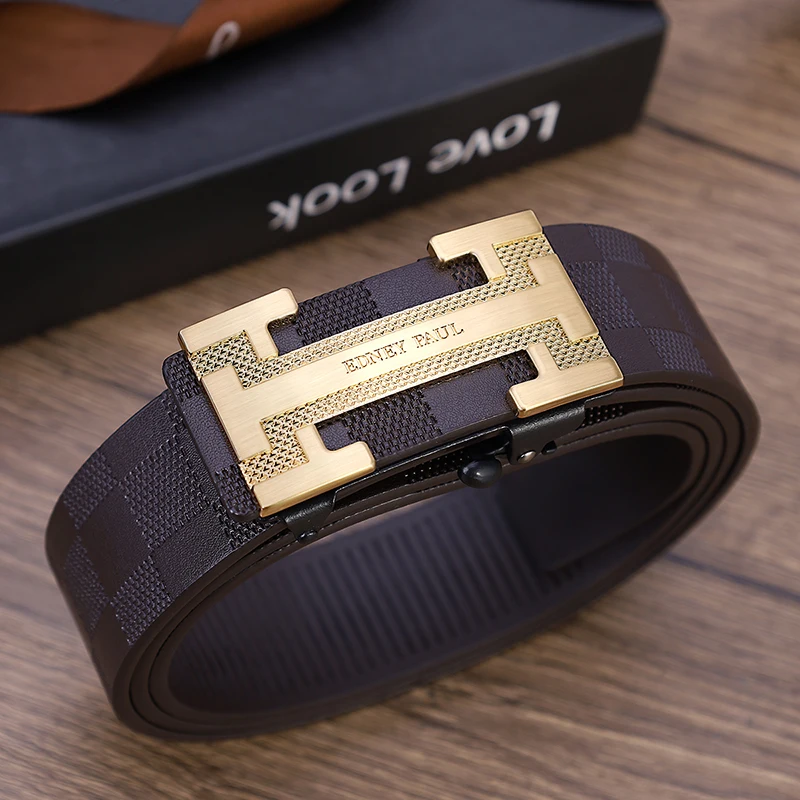 Men's Belt, Fashionable and Casual, Luxury Brand Men's Belt, Versatile Design Belt for Men's Jeans