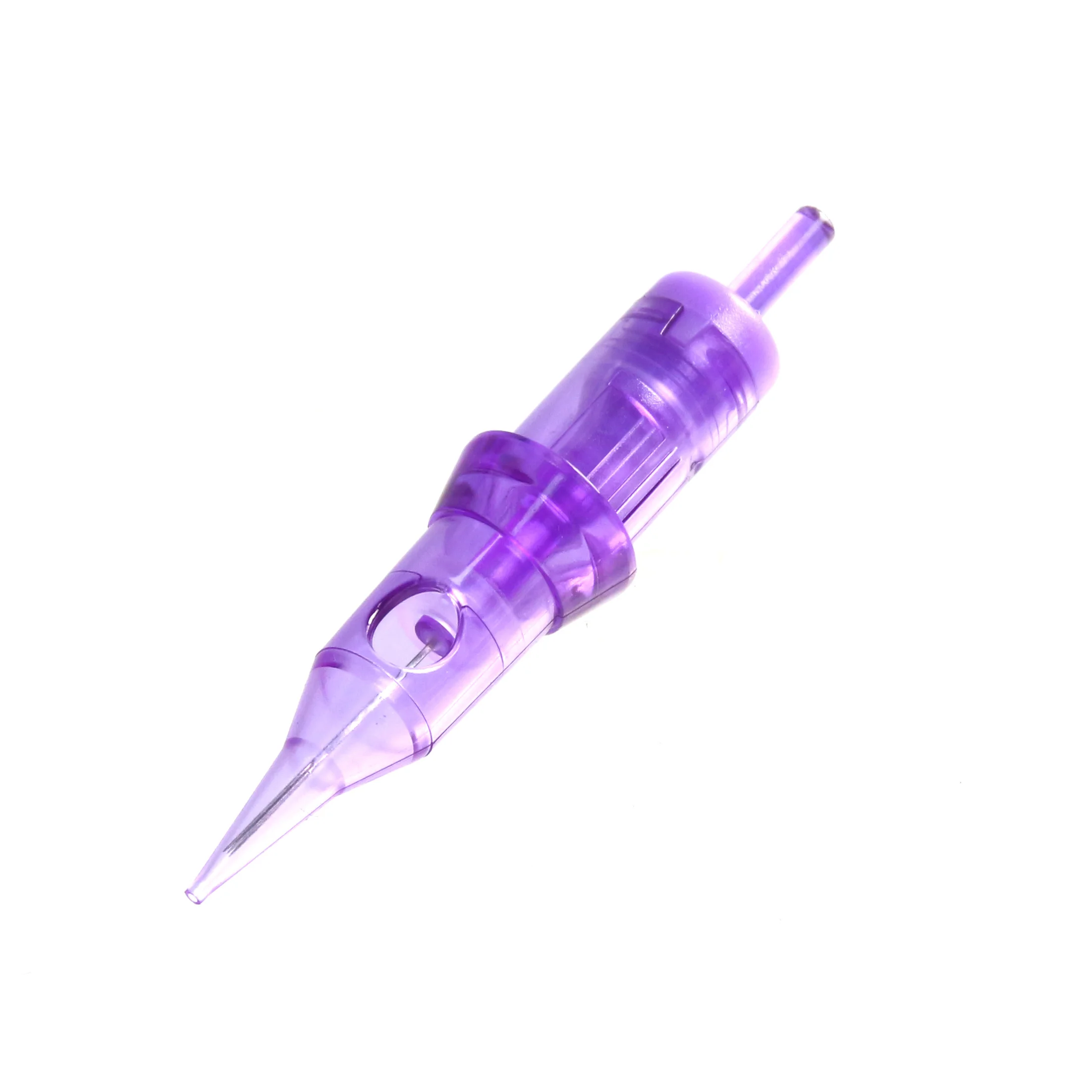 50PCS Universal Tattoo Needle 5RL #10 Purple Disposable PMU Membrane Safety Needle Cartridge Professional For Tattoo Machine