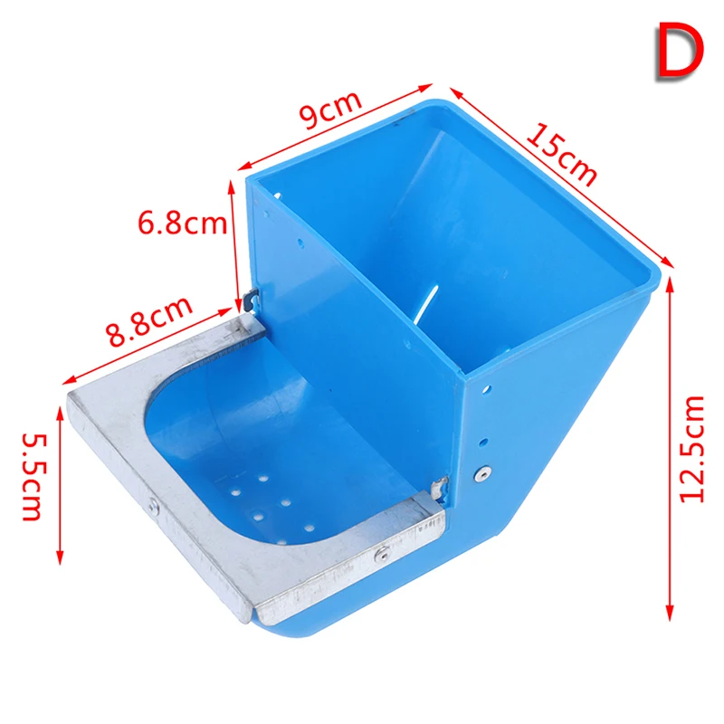 1Pcs Rabbit Feed Box Hopper Rabbit Cage Rabbit Anti Pickling Feed Trough Rabbits Feeders Food Box Farm Guinea Pig Feeder