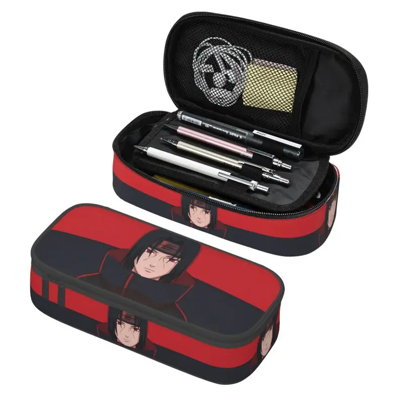 

Anime N-Narutoes Korean Pencil Cases Girl Boy Large Capacity Pencil Bag Pouch Students Stationery