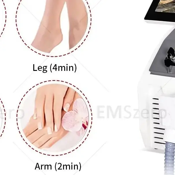 Hair 808nm 755nm 1064nm Removal Professional Machine Alexandrit Diode Triple Wave White Ice Titanium Epilator
