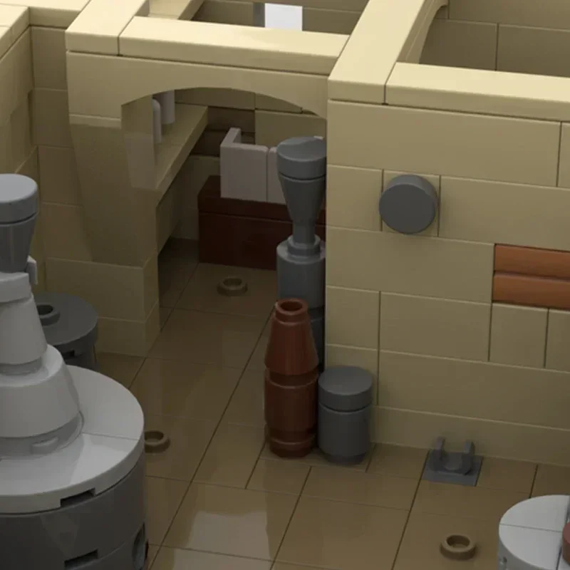 스타 영화 모델 Moc 빌딩 벽돌 사막 임시 교환 기술 모듈 형 블록 선물 크리스마스 장난감 DIY 세트 조립