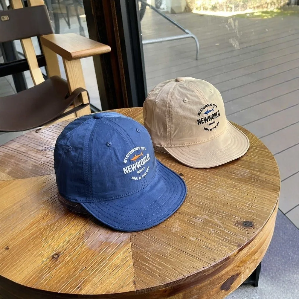 Breathable Fabric Baseball Hats Quick Dry Material Unisex Design Sunshade Hats Letters Embroidered Sunshade Feature Peaked Caps
