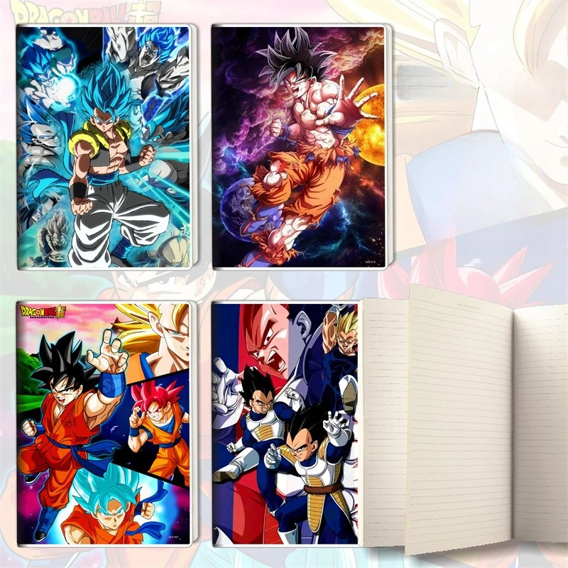 

Популярный блокнот по аниме-сериалу Dragon Ball с креативным принтом персонажей, канцелярские принадлежности для мальчиков и девочек