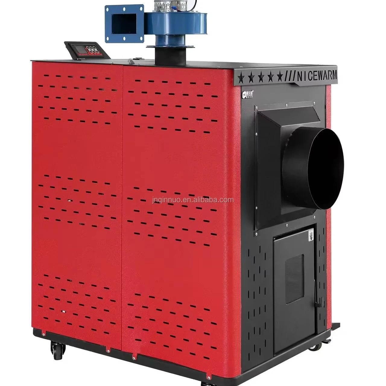 China-made Freestanding Large-scale Wind-heated Pellet Combustion Heating Stoves 43KW Power Rapid Indoor Bathroom Heating 300m