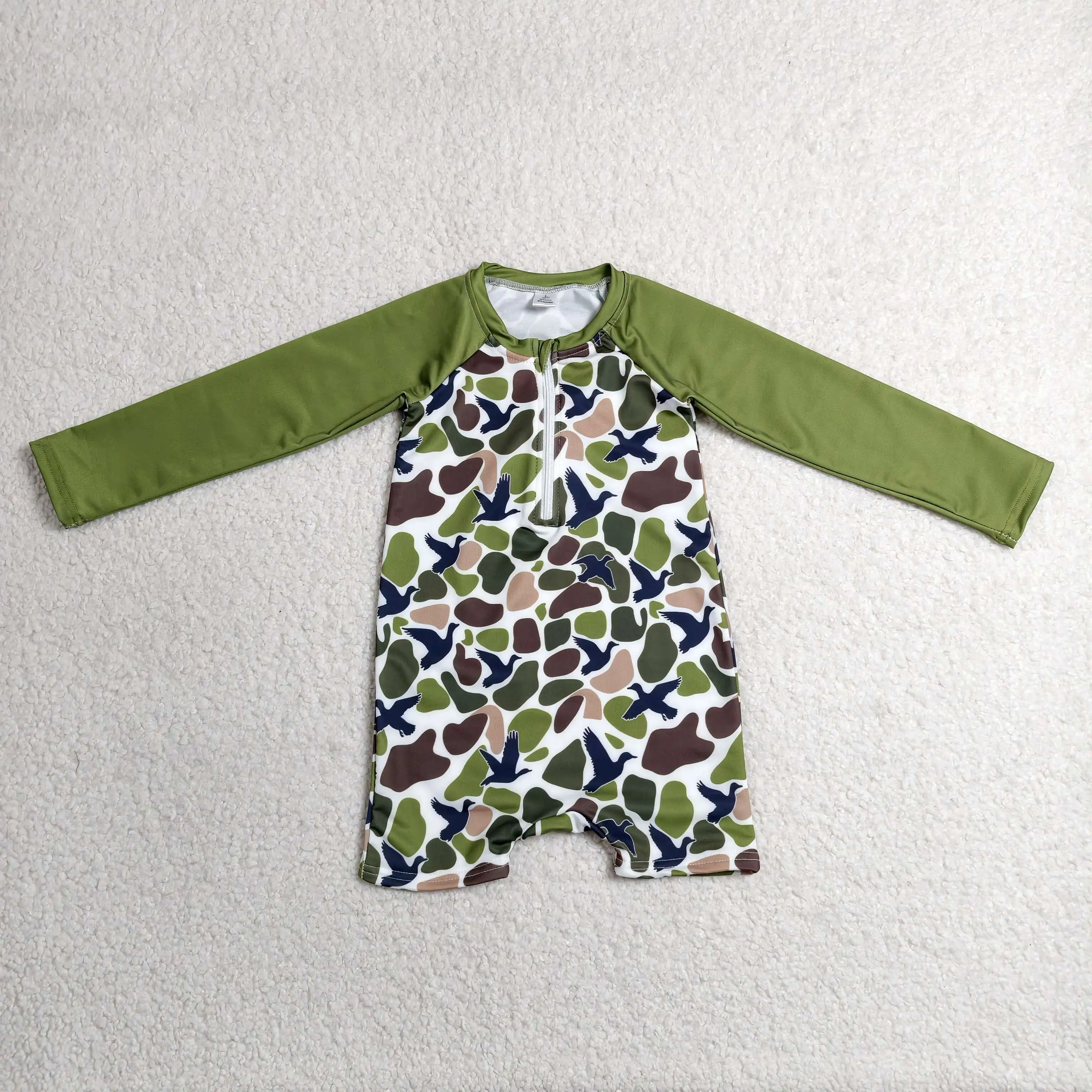 Wholesale Toddler Boys Children Long Sleeves Ducks Clothes Kids Infant Overalls Swimsuit Baby Boy Jumpsuit Summer Clothing
