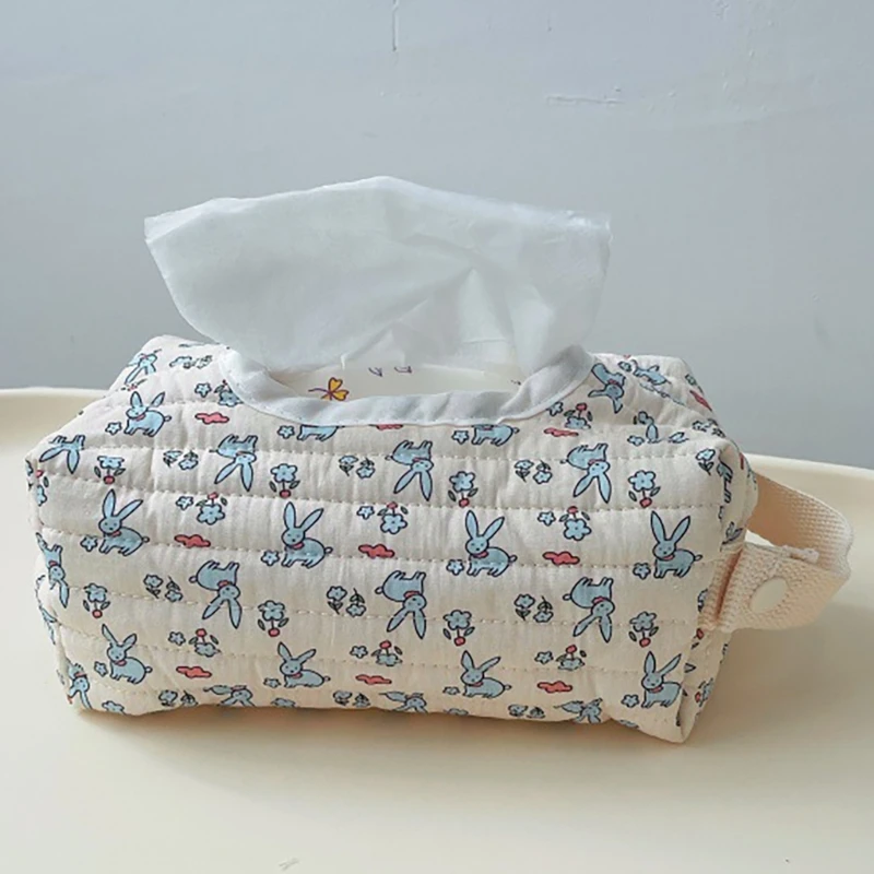 Baby Wipes Dispenser Quilted Wipe Holder Dustproof Wipes Case Printed Pattern Wipes Box Keep Wipes Wet Wipe Container