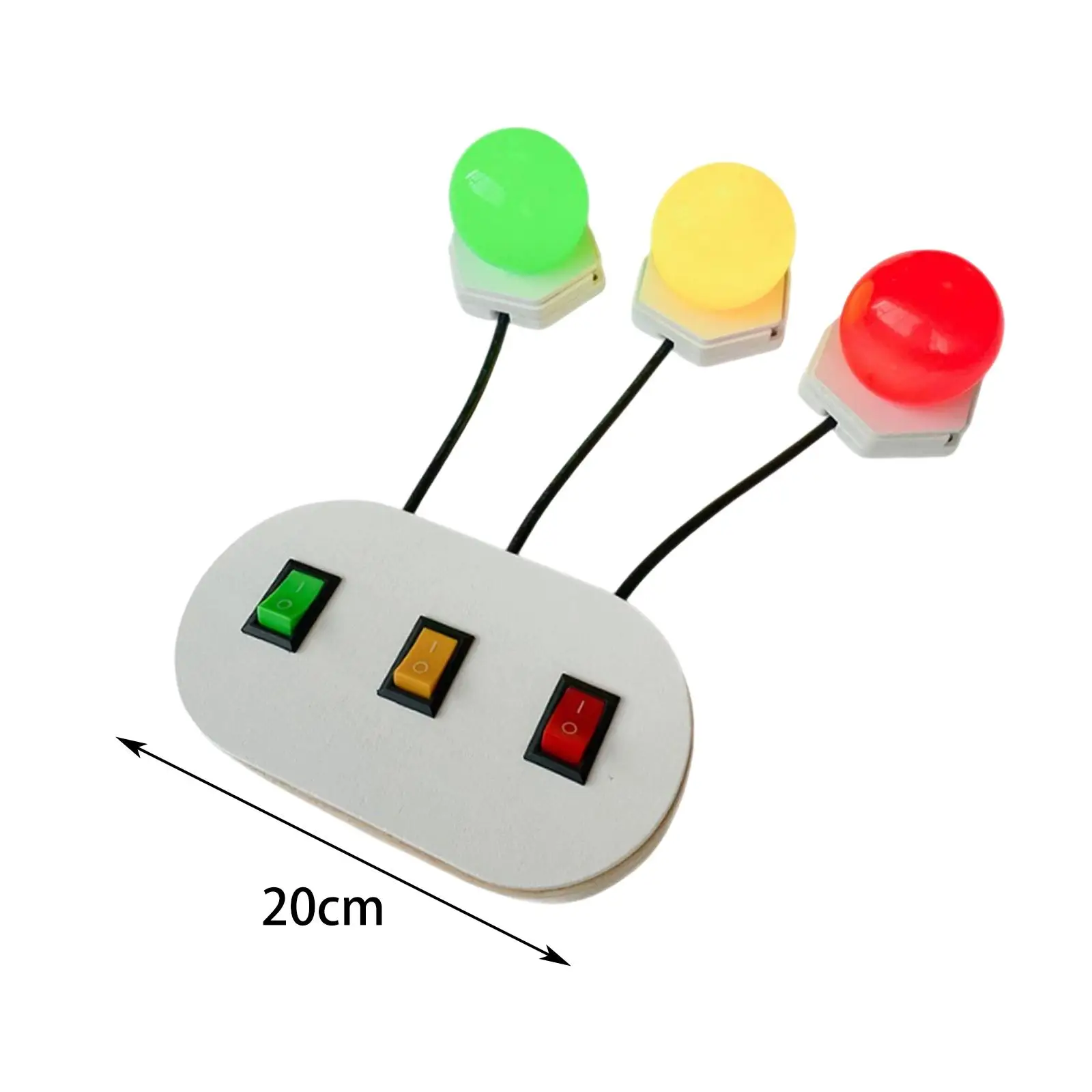 Sensory Board Indoor Play Game Three Color Lights Sensory Development Sensory