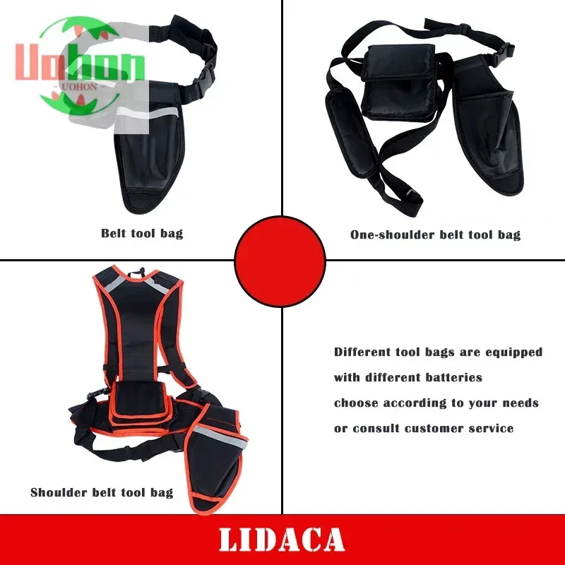 

LIDACA Garden Tools electric brushless pruning shears waist bag easy carry adapt to S32 S40 S840 SD-1 S-2 S-6 S-8