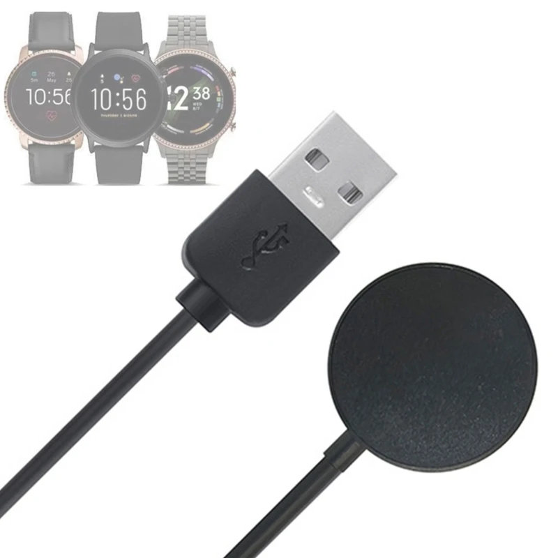 Efficient Smartwatch Charging Cable Wire with Magnetic Attachment Suitable For Fossil Gen 6 5 4, Easy Carry, Quick Energy Boost