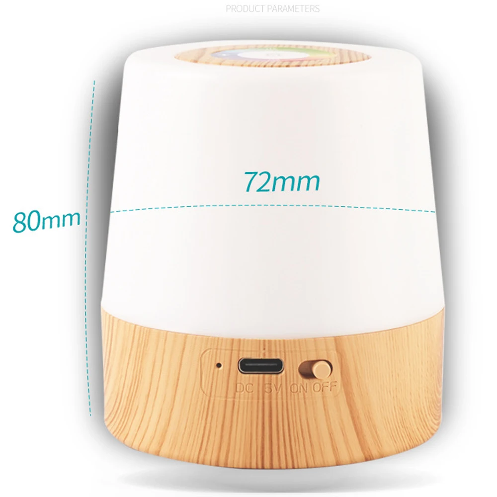 Lampada da tavolo Touch luce notturna da comodino con telecomando funzione Timer infinitamente dimmerabile USB ricaricabile regalo per bambini per bambini