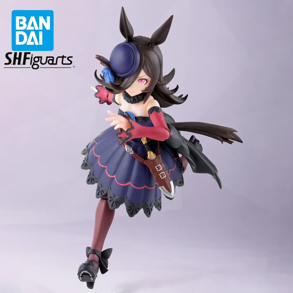 Original em estoque bandai shfiguarts edição especial arroz chuveiro figura ação anime umamusume: bonito derby caixa brinquedos genuínos