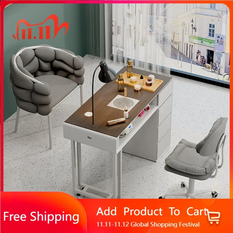 

Compact European Nail Table Large Organiser Collector Nail Table Station Nordic Creative Mesinha De Manicure Unique Furniture