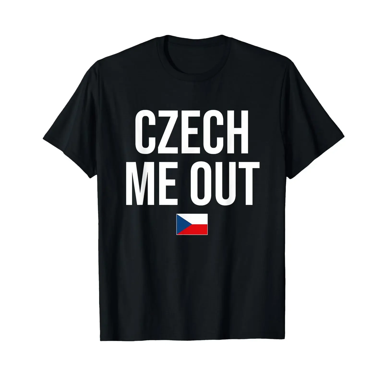 Czech Me Out Republic T Shirt vintage Washed Unisex streetwear Soft designer clothes Stretched homme Comfortable Casual