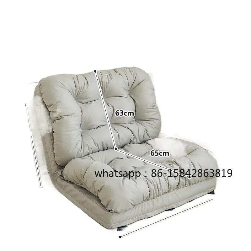 Lazy sofa foldable balcony bay window tatami bedroom sofa bed back ground adult sitting
