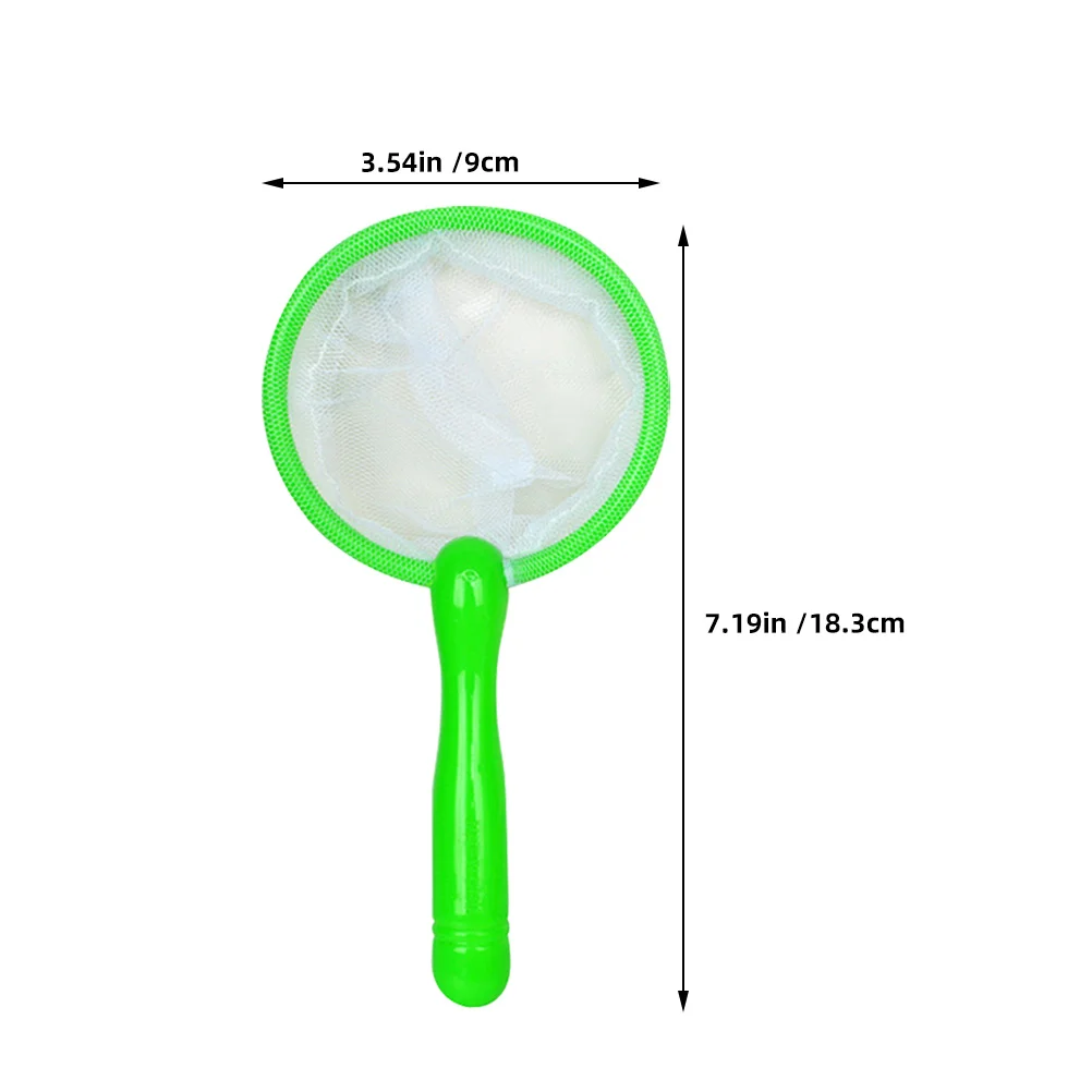 12 pezzi rete da pesca per bambini manico scoop plastica leggera vasca da bagno piscina giochi d'acqua reti da pesca per bambini