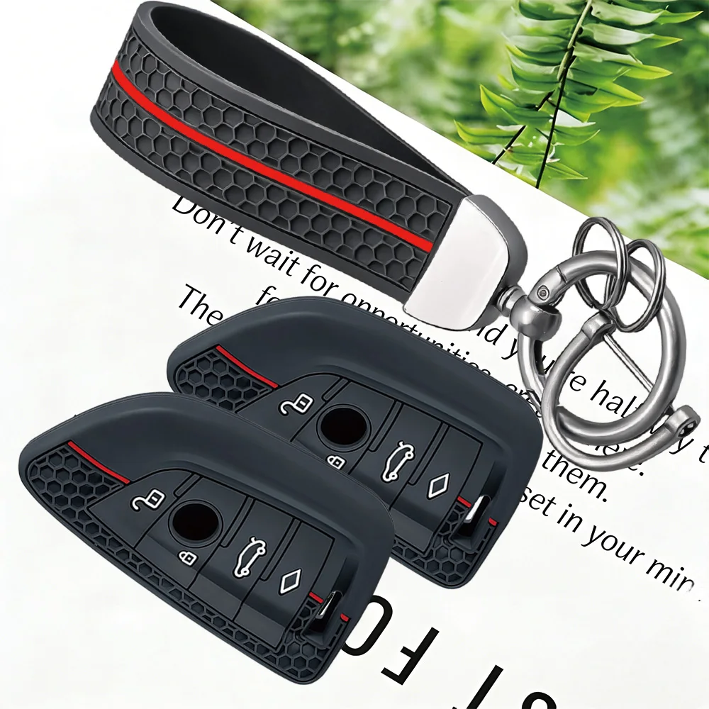 Fashion Car Remote Key Case Cover Shell Fob For BMW X1 X3 X5 X6 X7 1 3 5 6 7 Series G20 G30 G11 F15 F16 G01 G02 F48 Keyless