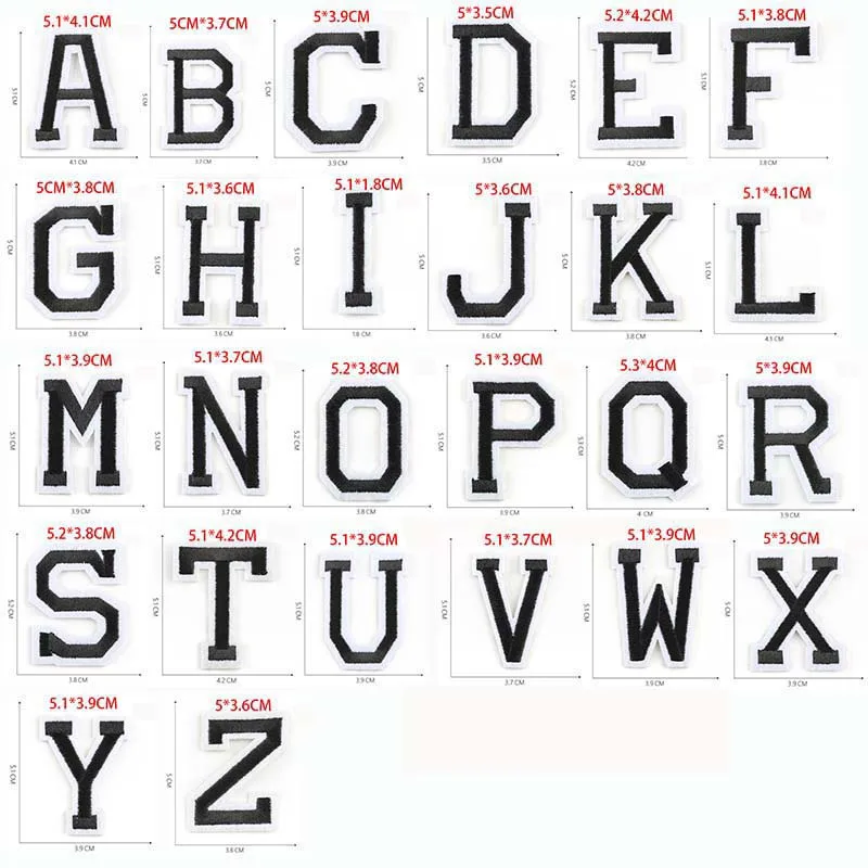 Artibetter 26 Ciondoli Alfabeto In Lega - Lettere Per Creazione Gioielli Fai Da Te - Nero - 1,3 X 1 Cm
