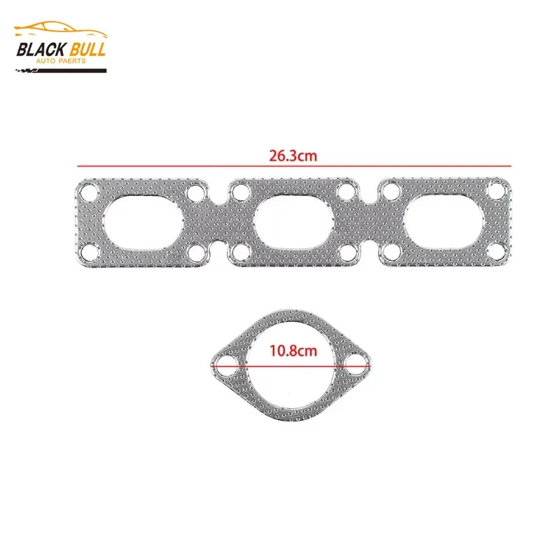 Stainless Steel Exhaust Manifold Header for BMW 325Ci 330Ci Z4 02-05 2.5L/2.8L/3.0L Engines for BWM E46 (325/330) 98-06