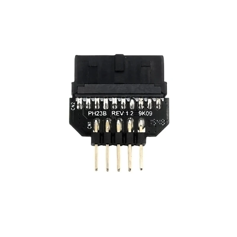 USB2.0 9pin إلى USB3.0 19pin اللوحة الأمامية المكونات في موصل اللوحة الأم للكمبيوتر USB 3.0 19/20pin إلى USB2.0 9pin محول محول