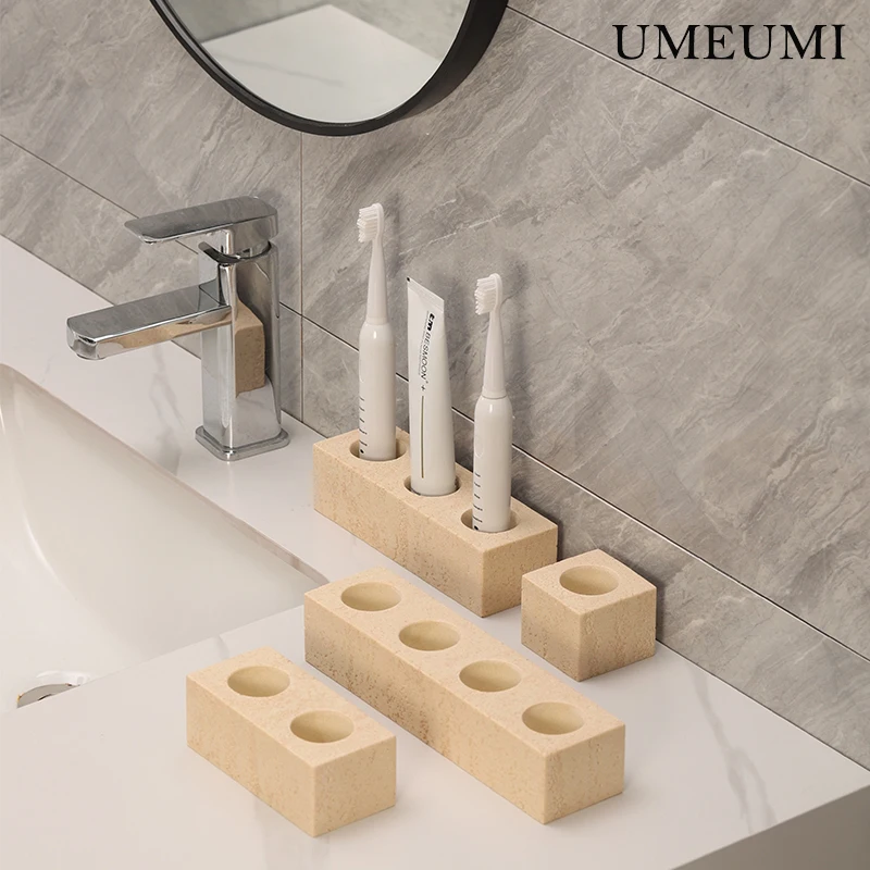 Electric toothbrush rack countertop storage light luxury toothbrush base high-end toothbrush holder toothpaste toothbrush holder