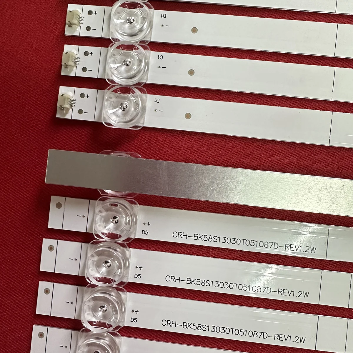 LED شريط إضاءة خلفي لشارب LC-58Q620U LC-58Q7330U LC-58Q7370U 58R6109 هايسنس 58R6E 58H6550E H58A6100IL