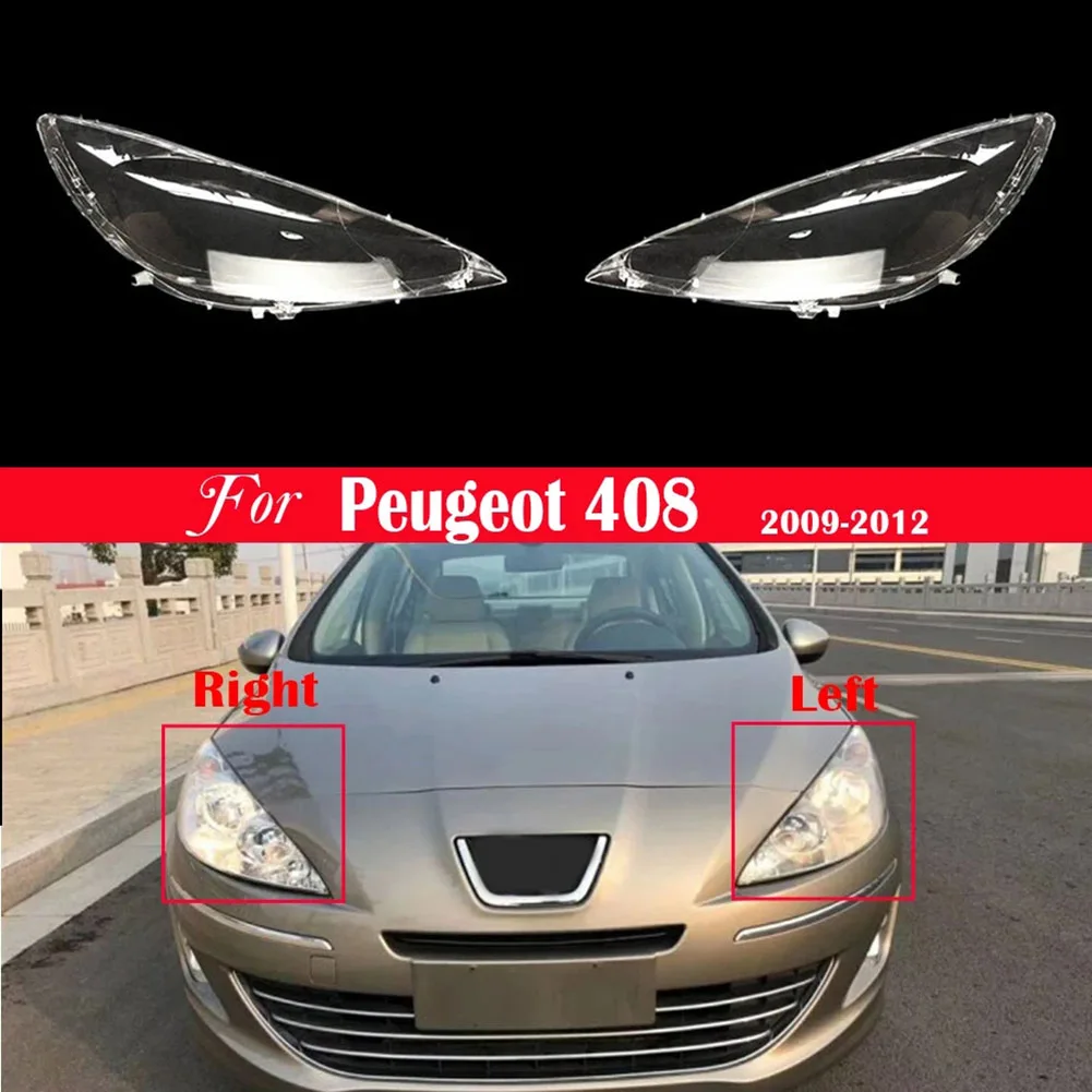 

1 пара, сменные передсветильник фары для Peugeot 408 2009 2010 2011 2012