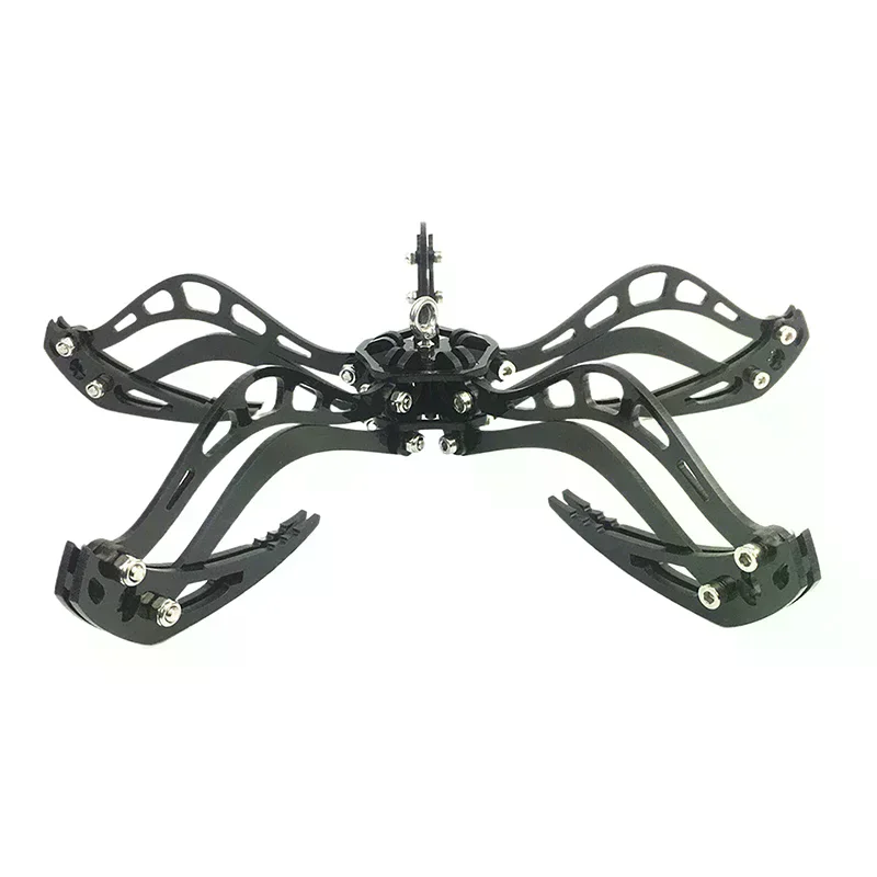 구조 드론 로봇 그랩핑 훅; 쿼드콥터 추출 클로 로봇 암.