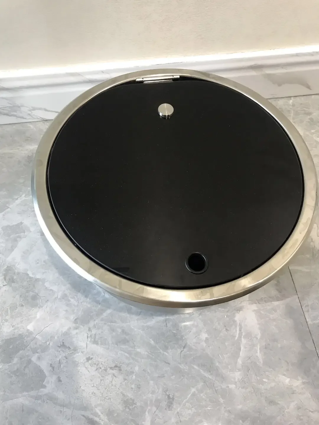 Stainless Steel Wash Sink With Water Faucet And Tempered Glass Lid For RV Caravan Motorhome Yacht