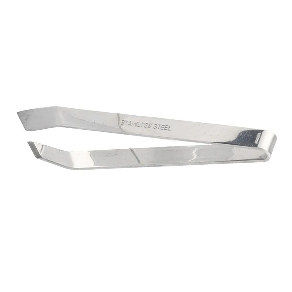 Durable Silver Fish Bone Tweezer Stainless Steel Length 11cm Fish Bone Puller Fish Bone Remover Seafood Deboning