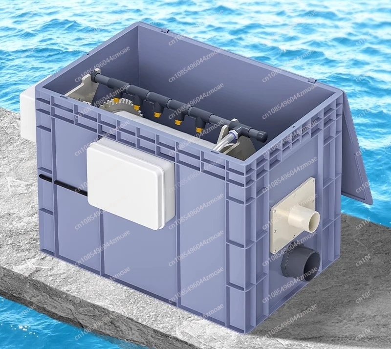 

Fish pond filter Automatic backwash sewage artifact Aquaculture high density equipment Rotary drum micro filter