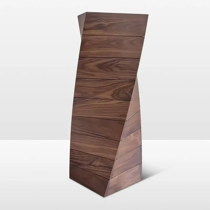 

North American black walnut Internet celebrity chest living room storage cabinet Italian designer drawer cabinet dining room