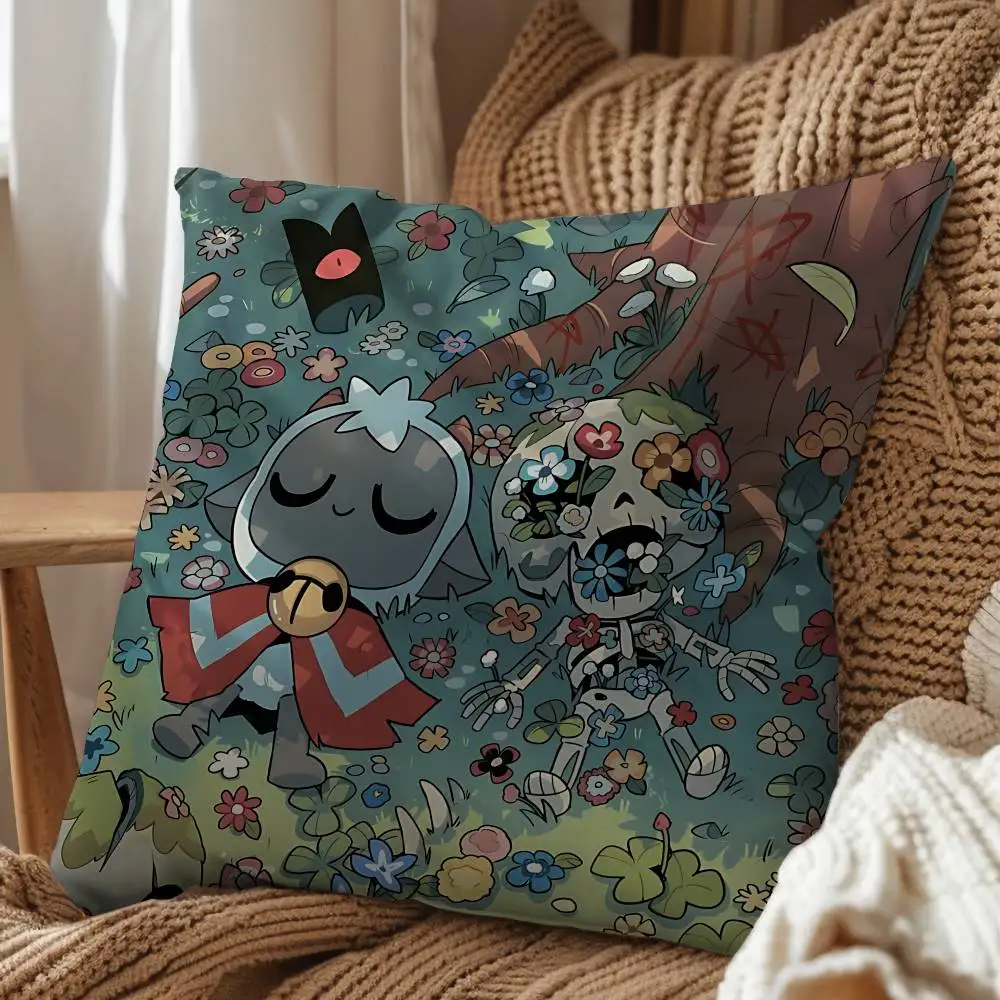 game Cult of the COTL Lamb Pillow Case Office Cushions Suitable For Sofa Car Bedroom Decorative Cushion Cover