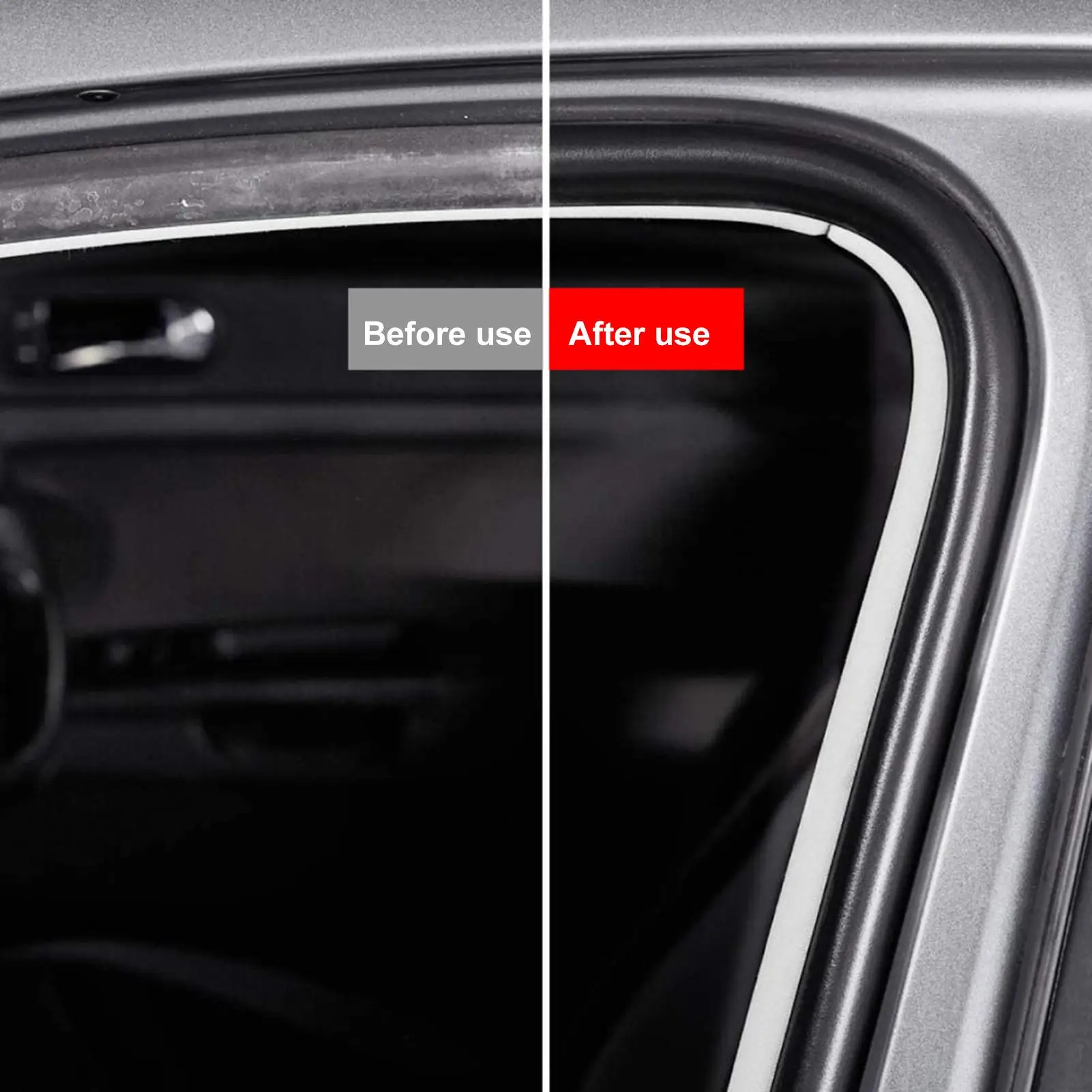 Car Door Rubber Seal Strip Lubricant 100ml Rubber Strip Polishing Agent Rubber Cleaner Rubber Seal Softening Agent Eliminates