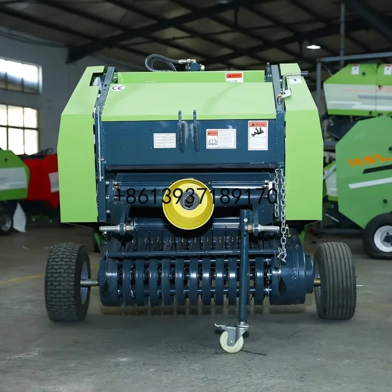 2026 Agriculture Machinery Customized Mini Round Baler Hay Straw Round Net Baler MRB0850 Round Baler for Sale