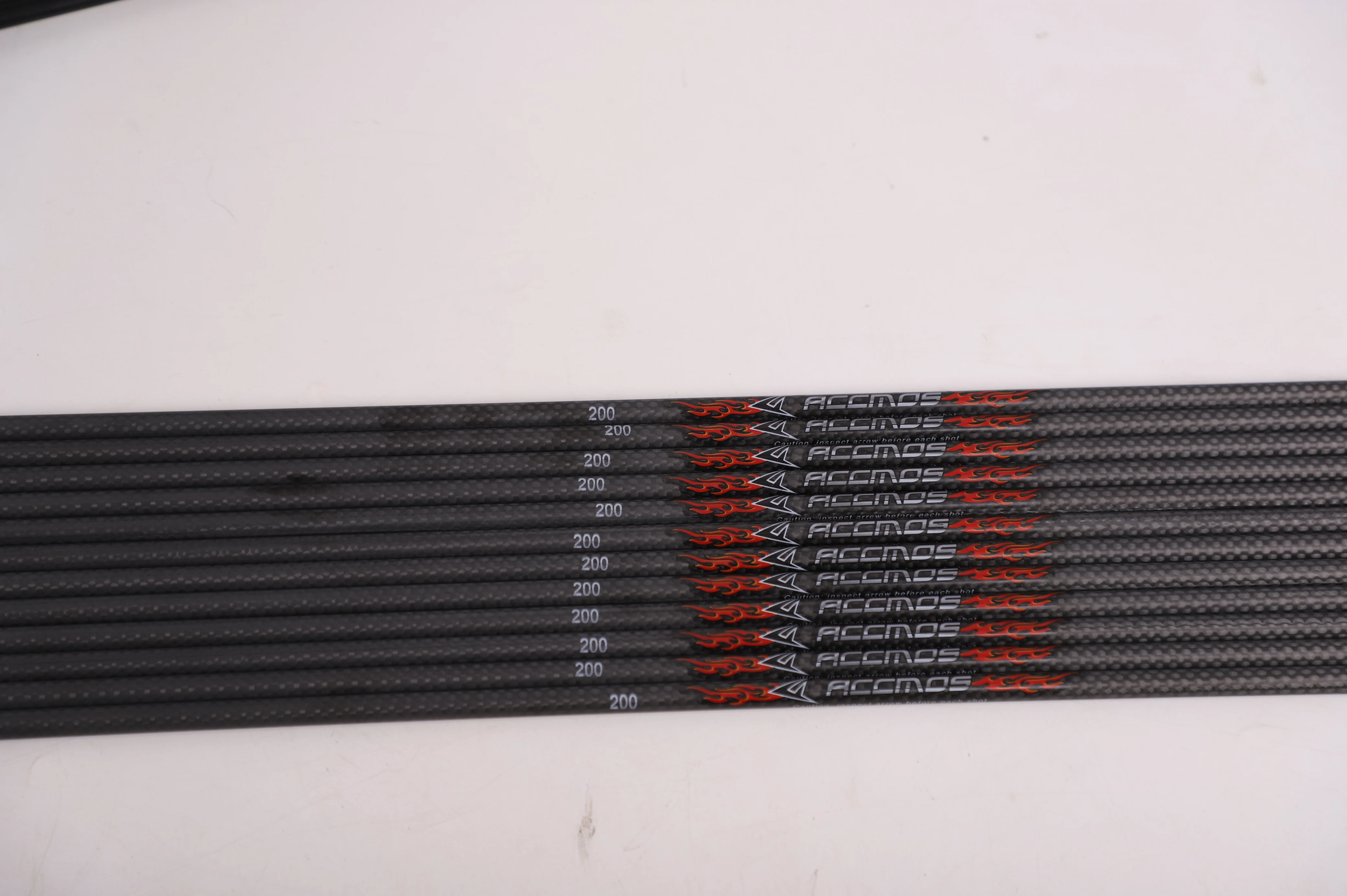 Imagem -05 - Carbon Arrow Shaft id 6.2 mm Spine Archery Tube Acessório 200 250 300 350 400 500 24 Pcs 3k