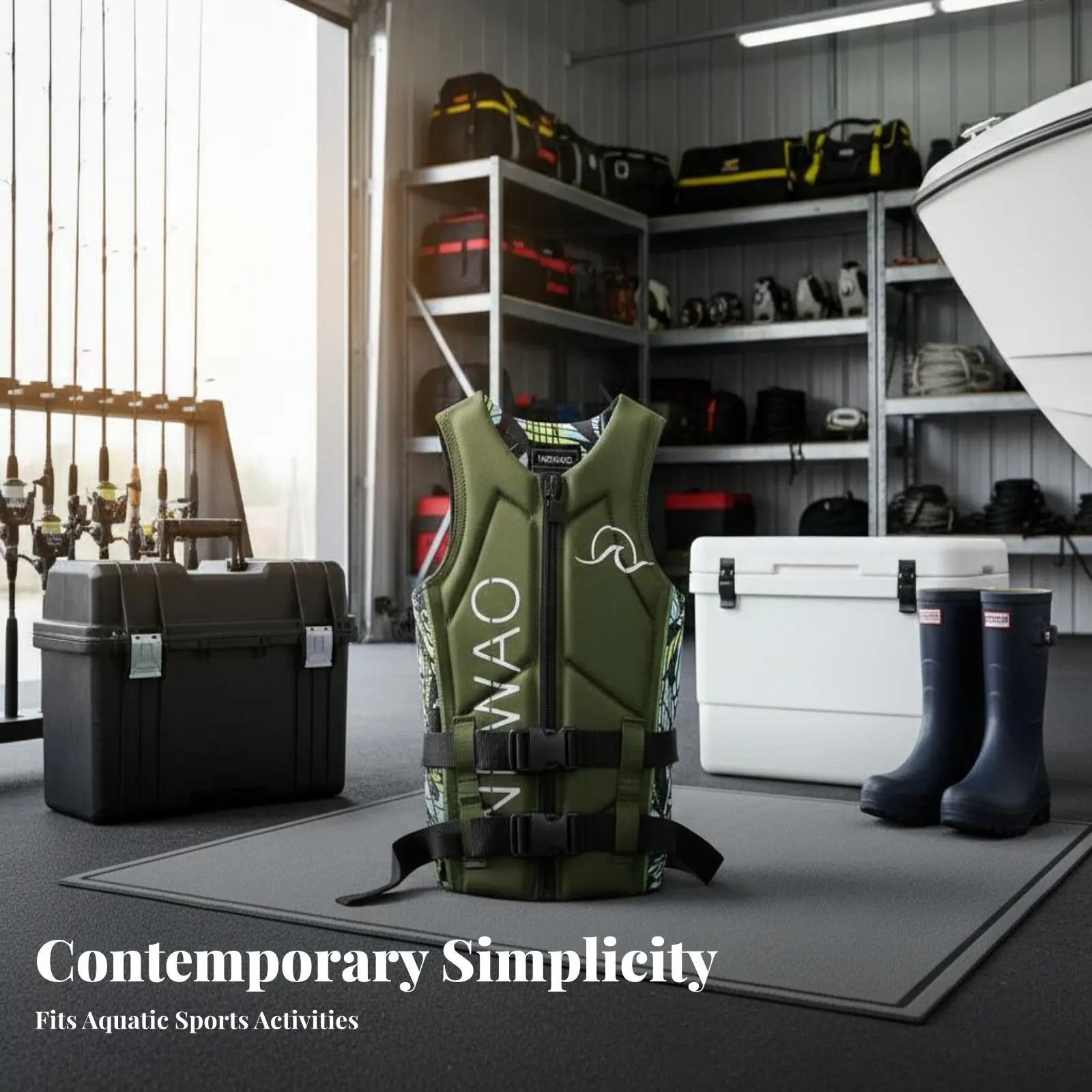 

Жилет для плавания, легкое индивидуальное спасательное устройство, жилет для каякинга, эргономичный жилет для водных видов спорта, долговечный.