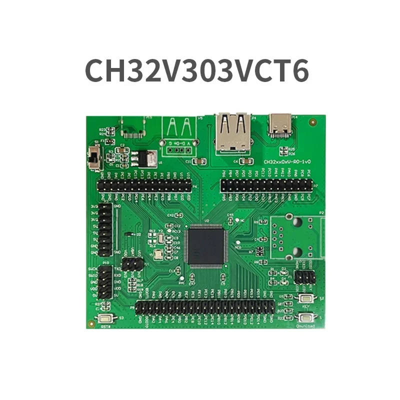 CH32V303 Bewertungs platine EVT System board MCU intelligente RISC-V MCU Demo Board Kit