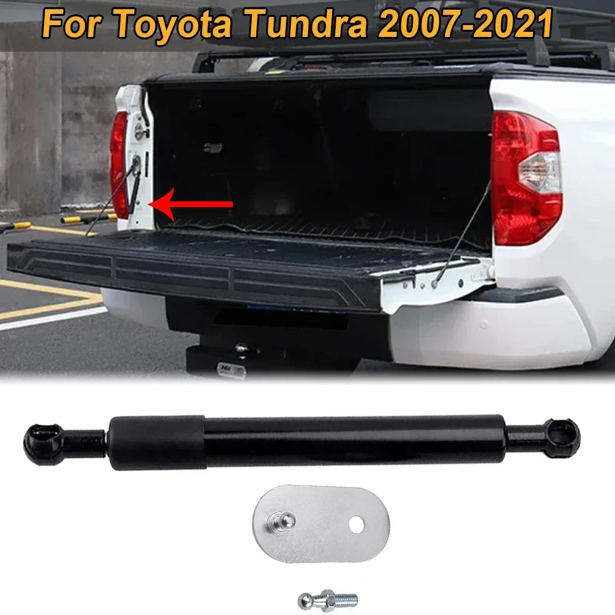 Rear Tailgate Assist Slow Down Damper For Toyota Tundra 2007-2021 Lift Support Shock Gas Strut Spring Car Tuning Accessories