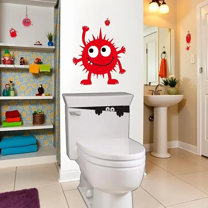 

1 шт. наклейка «Острота выглядывания» — съемная самоклеящаяся наклейка для аксессуаров для ванной комнаты, палуб для скейтбордов