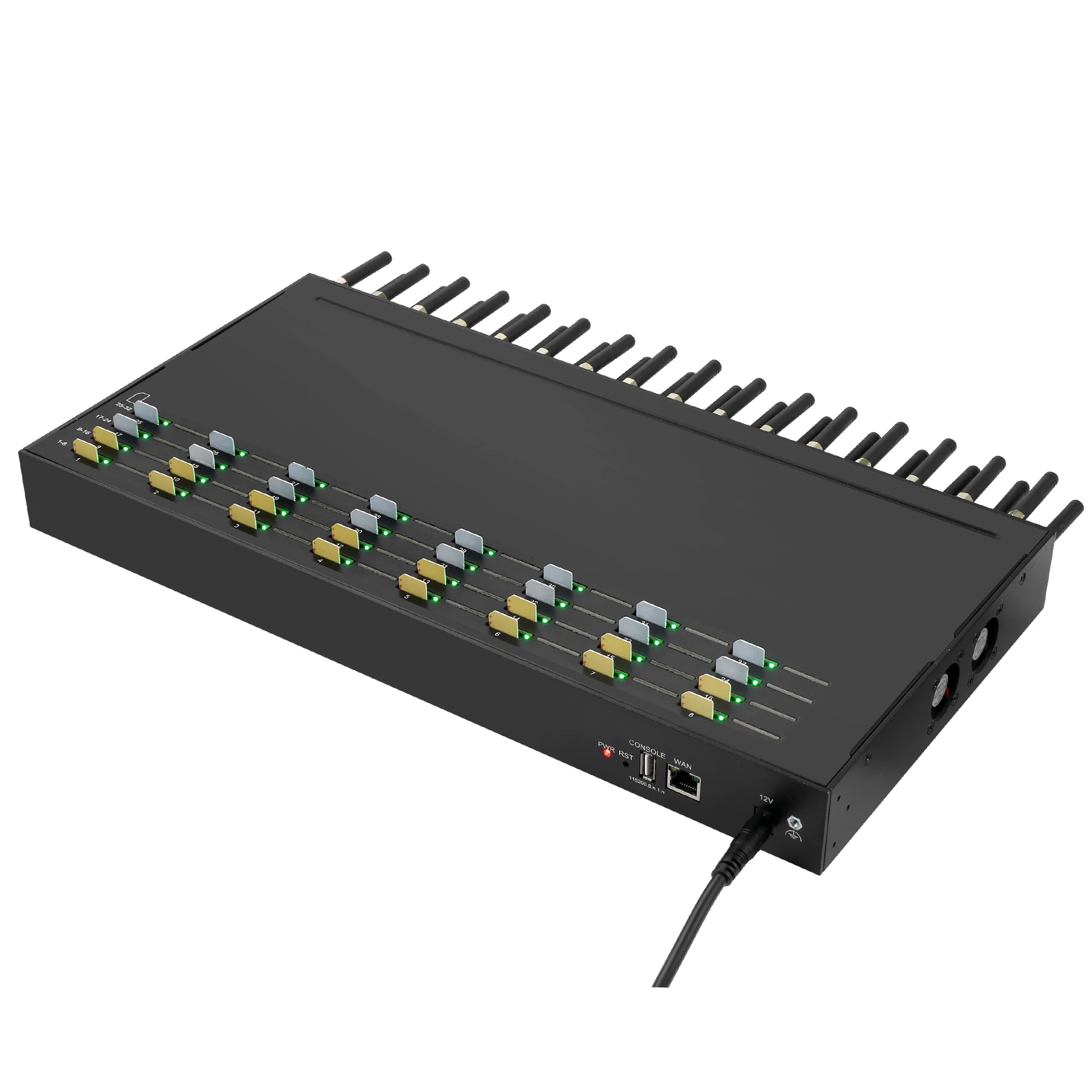 256 Esim supporting 32 Ports Call and Text lte 4G SK gateway high sending speed supporting EIMS/SMPP