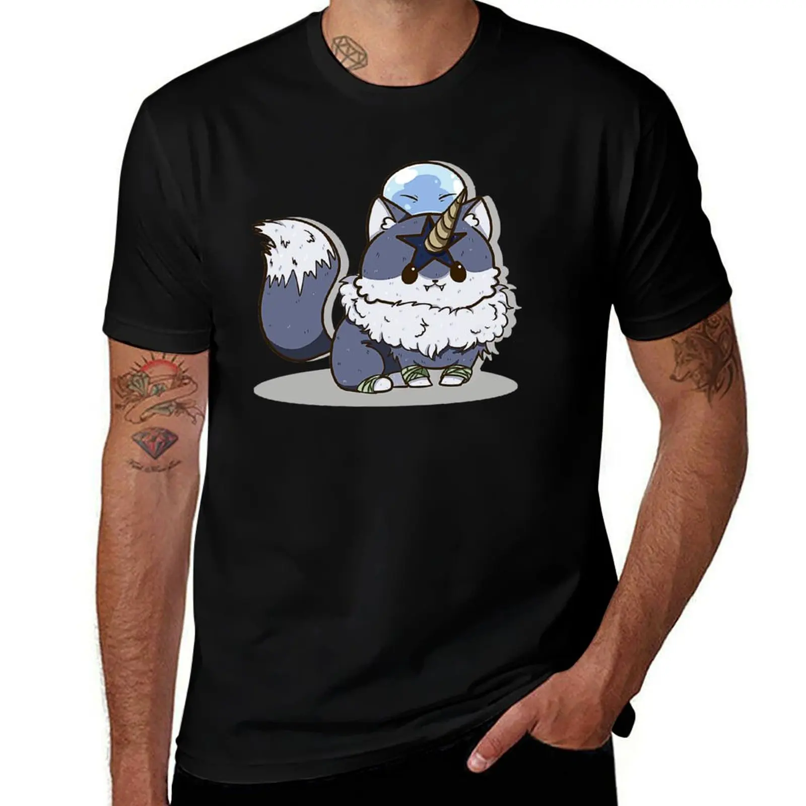 

printed T-Shirt Rengar Sticker and cotton shirt Rimuru man for t shirts T-Shirt man t