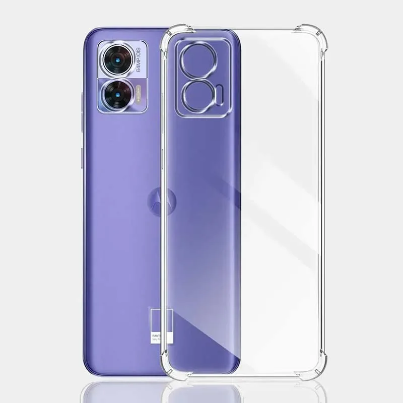 Airbag Transparent Soft Tpu Back Cover for Moto G54 G62 G53 G52 G42 G34 G32 G31 G24 Phone Case for Moto G85 G84 G82 G73 G71 G64