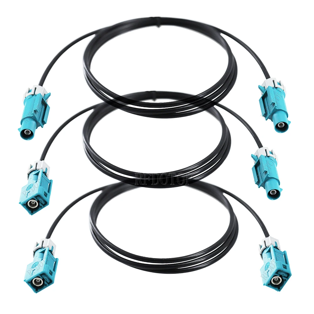 RG-174 Waterproof Fakra Z Male Plug to Z Female Connector RG174 RF Coaxial Extension Cable 50 Ohm Coax Pigtail Jumper 10CM-15M
