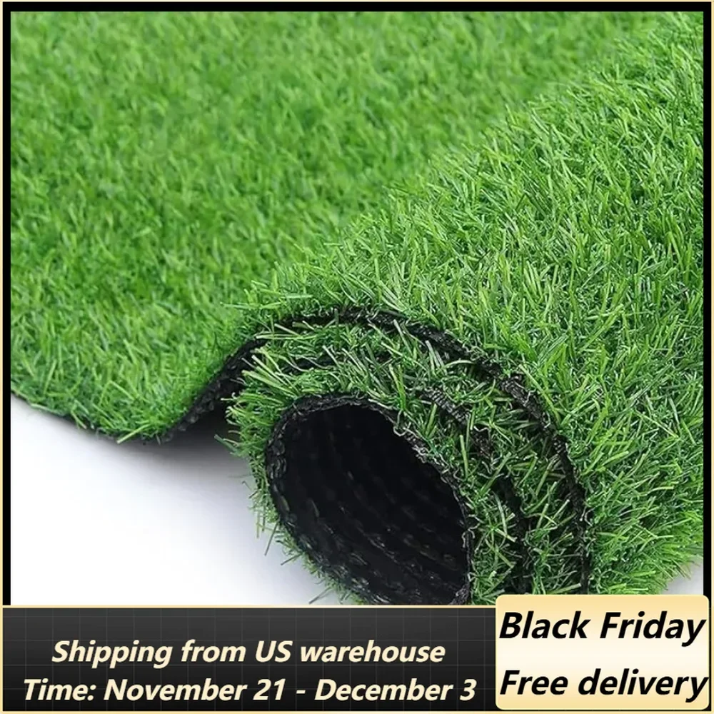 Artificial Lawn, Artificial Grass for Dogs, Indoor and Outdoor Garden Lawn Landscape, Fake Grass Carpet with Drainage Holes