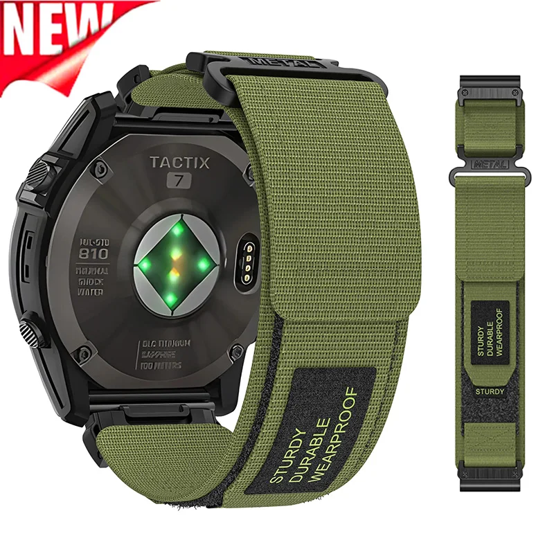 

Быстросъемный нейлоновый ремешок 26 мм, 22 мм, 20 мм для Garmin Fenix 7 7X 6X Pro/Epix Pro Gen 2 51 мм 47 мм/Fenix6 5Plus 5XPlus плетеный ремешок для часов