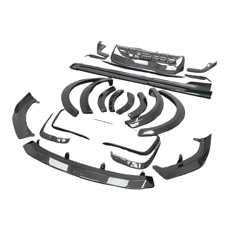 High Quality 2023 RX500h RX300 RX350 RX450 Carbon Fiber Style Body Kit Fiberglass Bumper Custom Car Styling Parts